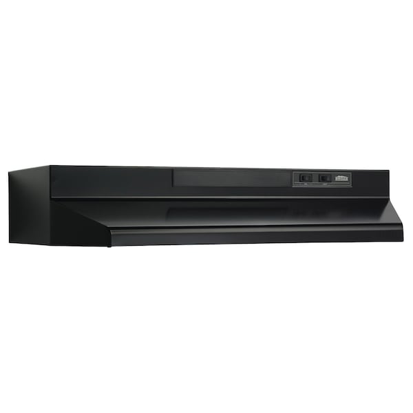 Almo 30-Inch Black Convertible Under-Cabinet Range Hood HVI Certified - 433023