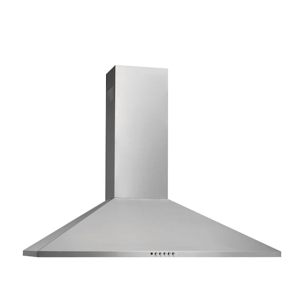 Almo 30in. Contemporary Design Canopy Wall-Mount Range Hood, 3 Speeds and 400 CFM Centrifugal Blower - FHWC3055LS