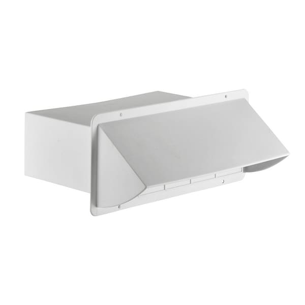Lambro Wall Cap, Plastic, White, For: 10 x 3-1/4 in Hoods - 1170W