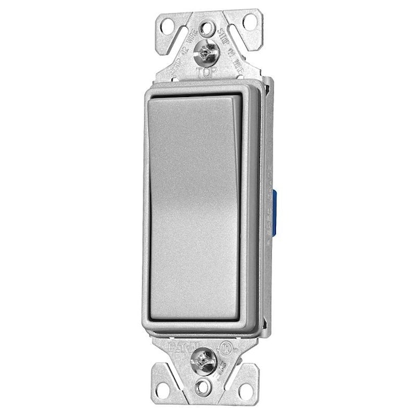 Eaton Wiring Devices Interruptor basculante 7500, 15 A, 120/277 V, de 3 vías, material de carcasa de termoplástico - 7503SG-K-L