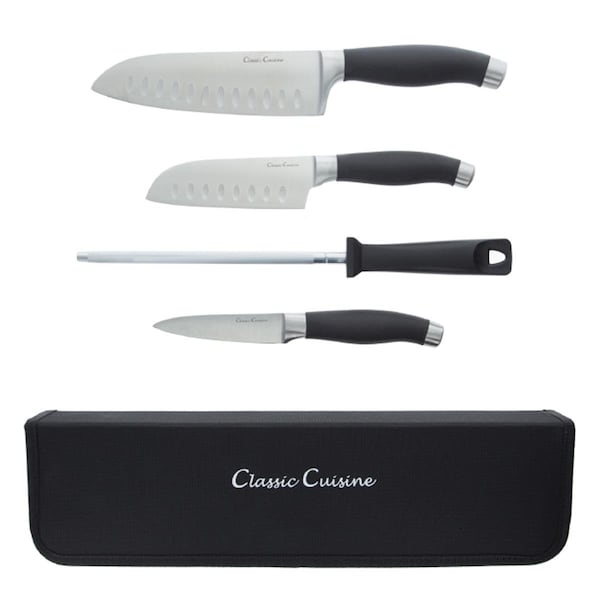Classic Cuisine Professional Chef Stainless Steel Knife Set - 5 Piece, 5PK - 82-25050