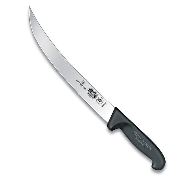 Swiss Army Brands Victorinox 40538 Kitchen Fibrox Pro Black Breaking, 10In Blade - VIC-5.7203.25