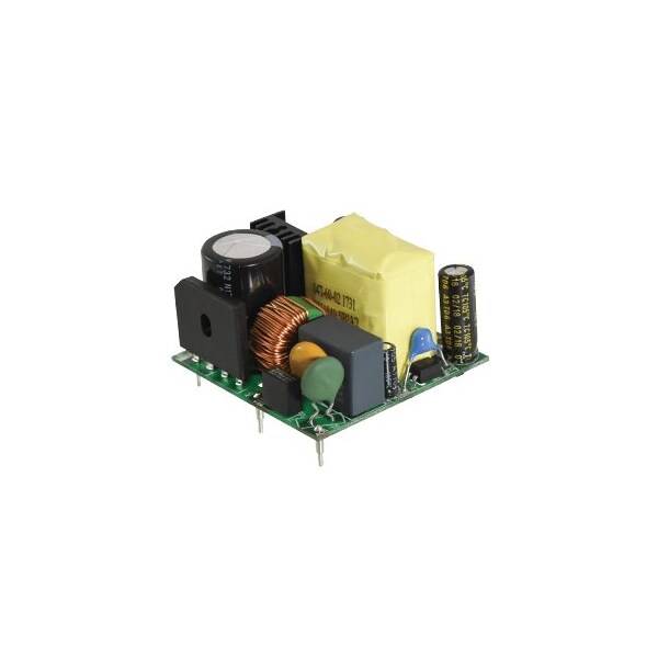 Cui Inc AC to DC Power Supply, 90 to 264V AC, 5V DC, 40W, 8A, PCB - VOF-S60B-5