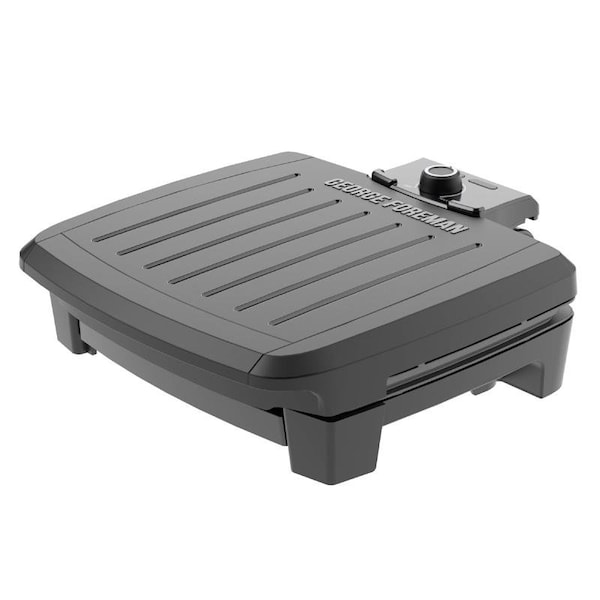 Black & Decker George Foreman Submersible Black Plastic Nonstick Surface Indoor Grill 75 in. - GRECV075B