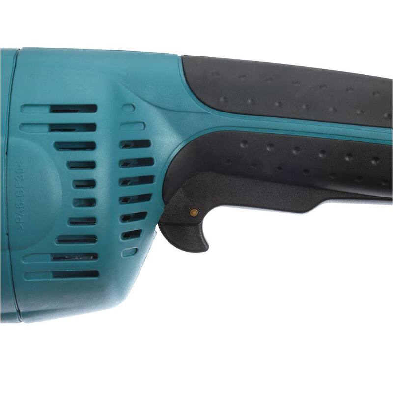 Makita 15 Amperios 7 pulgadas Amoladora Angular con cable con rueda de rectificado, mango lateral y protector de rueda - GA7021