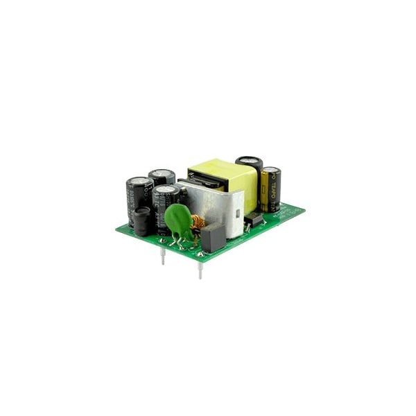 Cui Inc AC to DC Power Supply, 85 to 264V AC, 12V DC, 19.2W, 1.6A, PCB - VOF-20B-S12