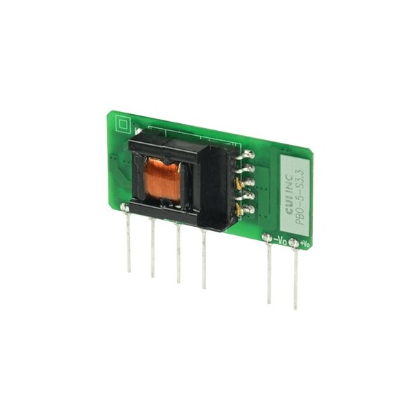 Cui Inc AC to DC Power Supply, 85 to 305V AC, 9V DC, 5W, 0.56A, PCB - PBO-5-S9