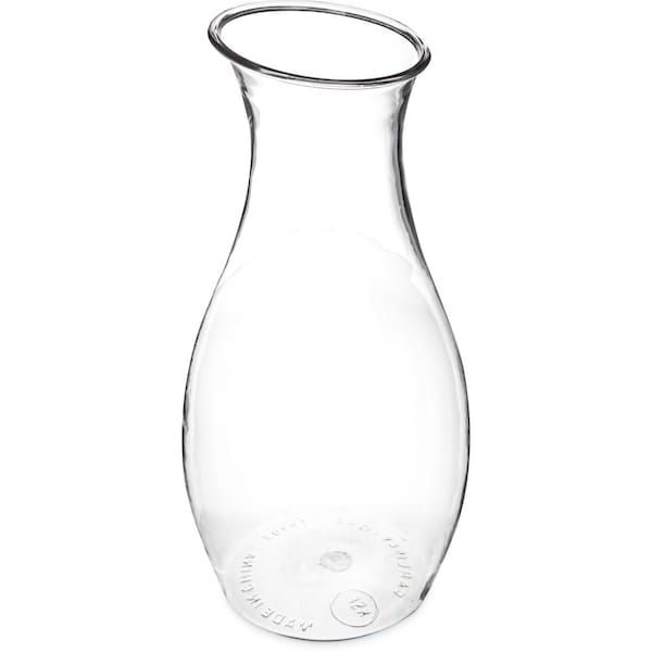 Carlisle Foodservice Carafe, 1.5 Liter, Clr, PK12 - 7090307