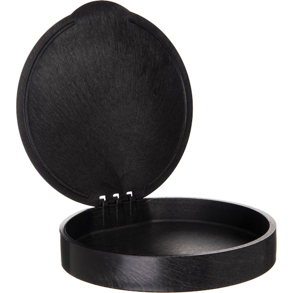 Carlisle Foodservice Hinged Tortilla Server, 7"x1", Black, PK12 - 071003