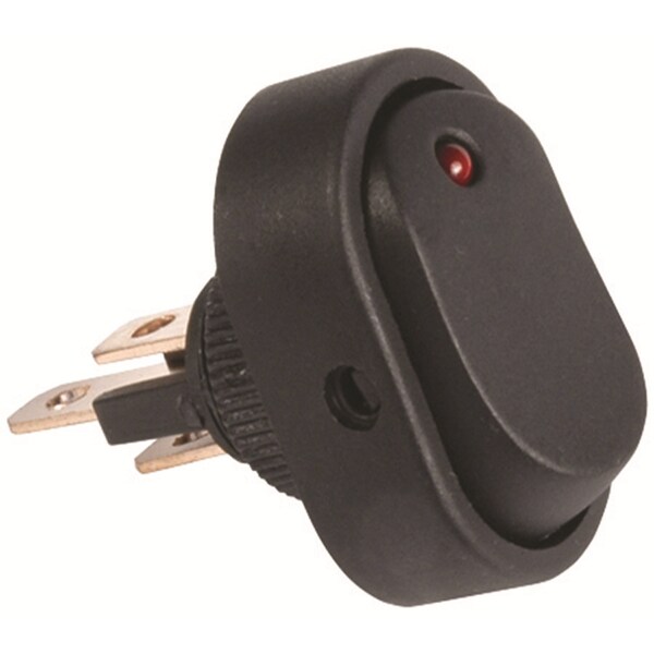 La mejor conexión 16 Amp 12V Interruptor de balancín ovalado verde, 2703-5J - 2703-5J