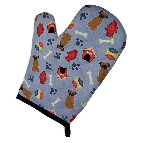 Carolines Treasures Dog House Collection Brindle Boxer Oven Mitt - BB2730OVMT