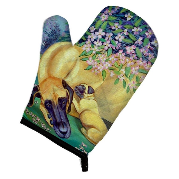 Carolines Treasures Great Dane and Puppy Oven Mitt - 7234OVMT