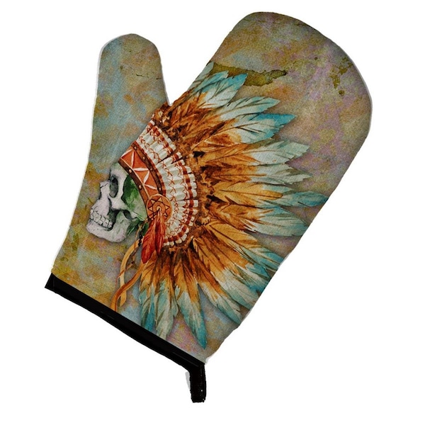 Carolines Treasures Day of the Dead Indian Skull Oven Mitt - BB5127OVMT