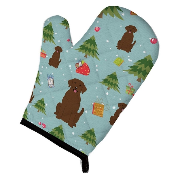 Carolines Treasures Christmas Chocolate Labrador Oven Mitt - BB4716OVMT