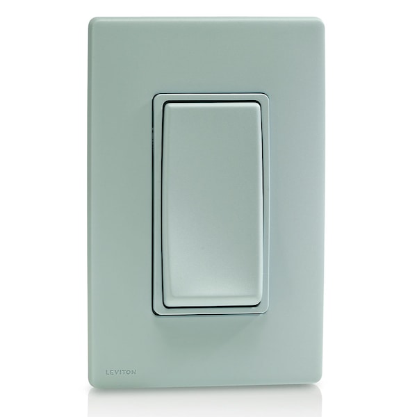 Interruptor basculante Leviton RENU 15A 3W COLOR SEA SPRAY - RE153-SE