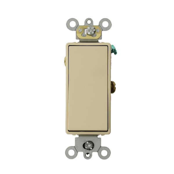 Interruptor basculante Leviton 15A 120 277V DEC SP SW CONT PACK IVORY - 5691-CPI