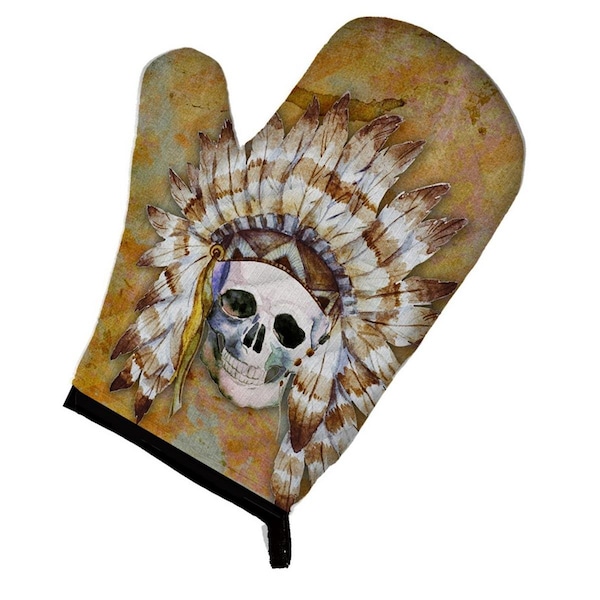 Carolines Treasures Day of the Dead Indian Skull Oven Mitt - BB5121OVMT
