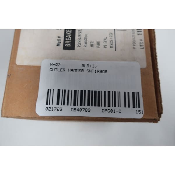 Eaton Cutler-Hammer Molded Case Circuit Breaker, FD Series, 2 Pole, 600V AC - FD2080S