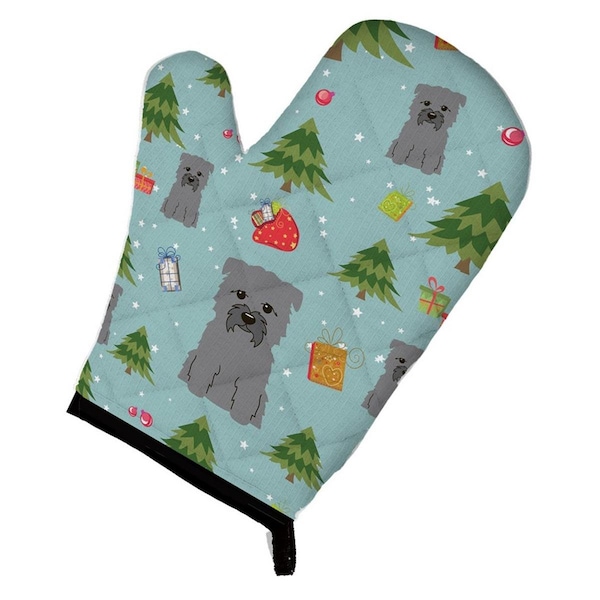 Carolines Treasures Christmas Glen of Imal Grey Oven Mitt - BB4719OVMT