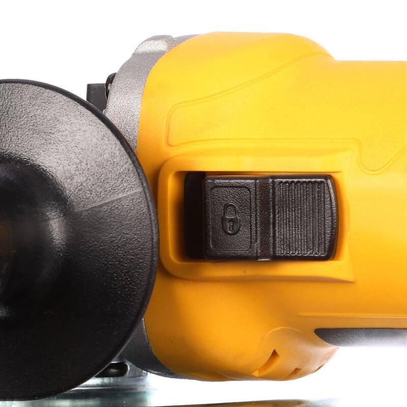 Amoladora angular eléctrica pequeña DEWALT de 7 amperes y 4.5 pulgadas con protector de 1 toque - DWE4011