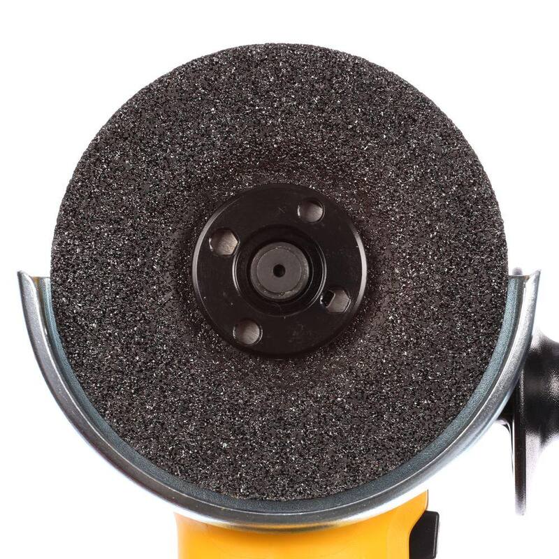 Amoladora angular eléctrica pequeña DEWALT de 7 amperes y 4.5 pulgadas con protector de 1 toque - DWE4011