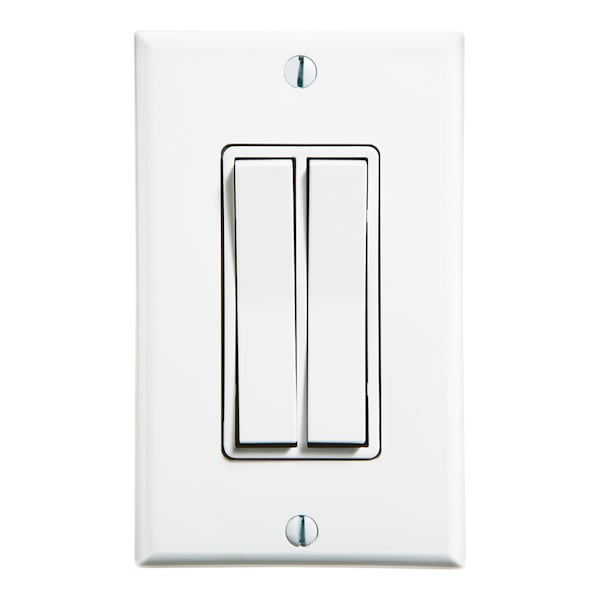 Transmisores o receptores de RF Leviton WH WIRELESS DEC REMOTE SW DUAL 902MHZ - WSS0S-D9W