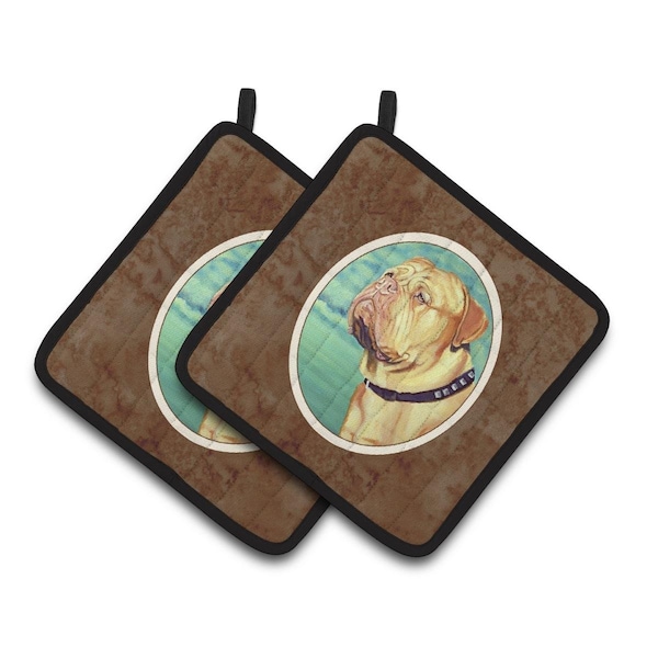 Carolines Treasures Dogue De Bordeaux Pair of Pot Holders - 7024PTHD
