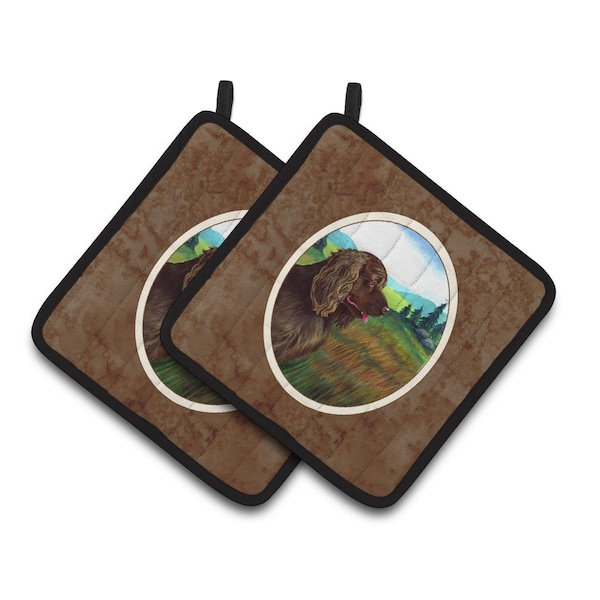 Carolines Treasures Sussex Spaniel Pair of Pot Holders - 7122PTHD