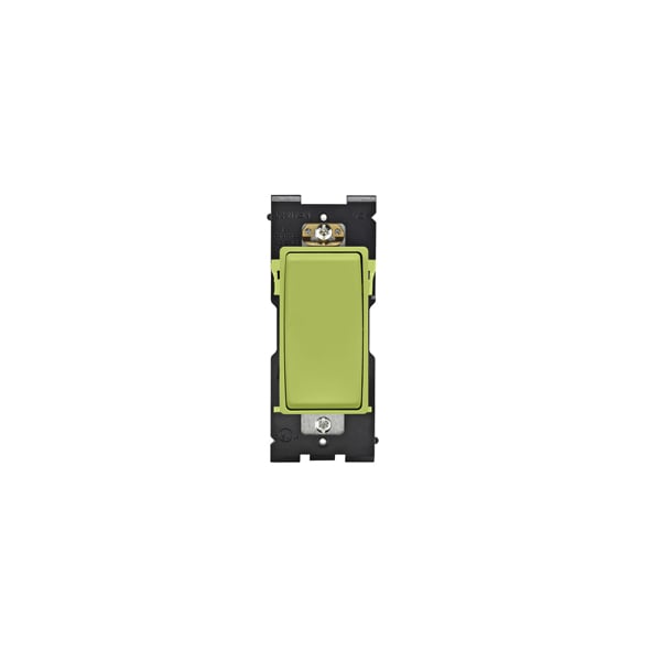 Interruptor de palanca Leviton RENU 15A 4 vías GRNY SMTH APL - RE154-GS