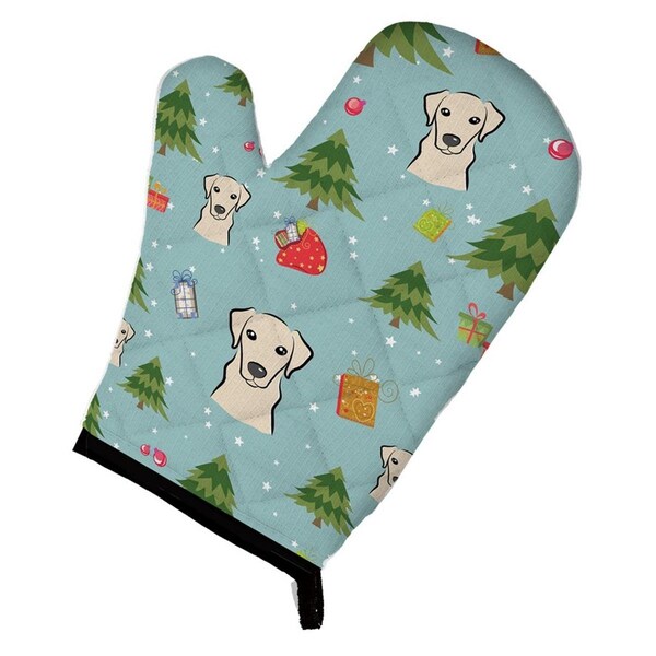 Carolines Treasures Christmas Yellow Labrador Oven Mitt - BB5011OVMT