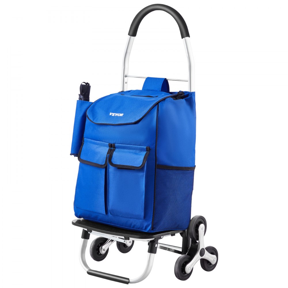 Stair Climbing Cart Foldable Shopping Cart 36L with 6 Wheels Storage Bag - GWSPLCHSHJLSKAMT1V0