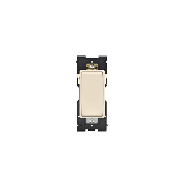 Interruptor de palanca Leviton RENU 15A 4W SWITCH GLD CST WHT - RE154-GC