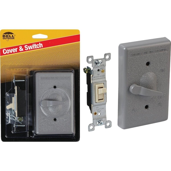 Bell Electrical Box Cover, 1 Gang, Aluminum - 5121-5