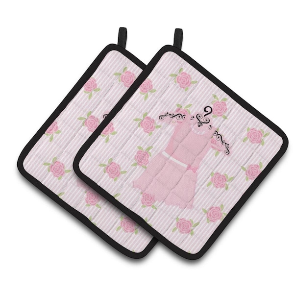 Carolines Treasures Ballerina Ballet Attire Pair of Pot Holders - BB5158PTHD