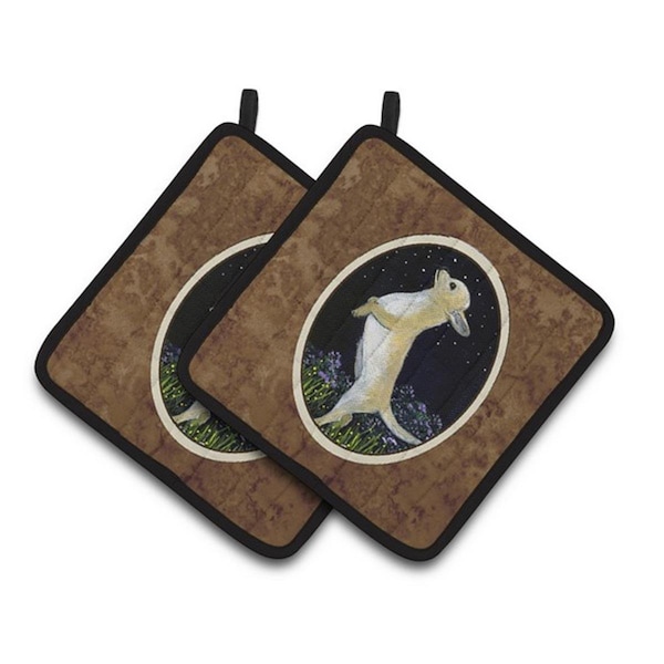 Carolines Treasures Chihuahua Pair of Pot Holders, 7.5 x 3 x 7.5 in. - SS8152PTHD