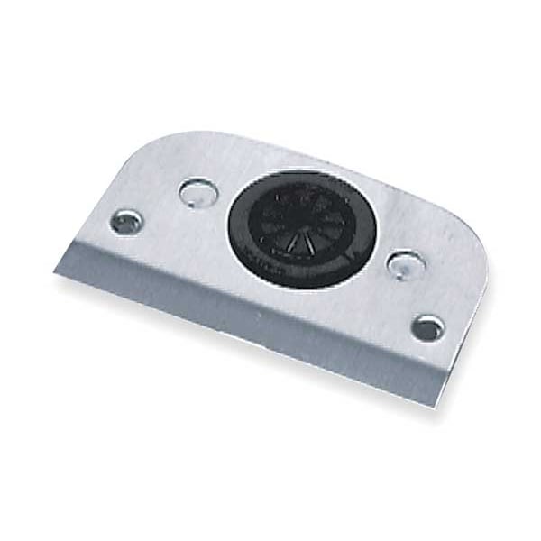Hubbell Wiring Device-Kellems Above Floor Fitting Plate, 1 Gang, Rectangular, Stainless Steel - SS309T