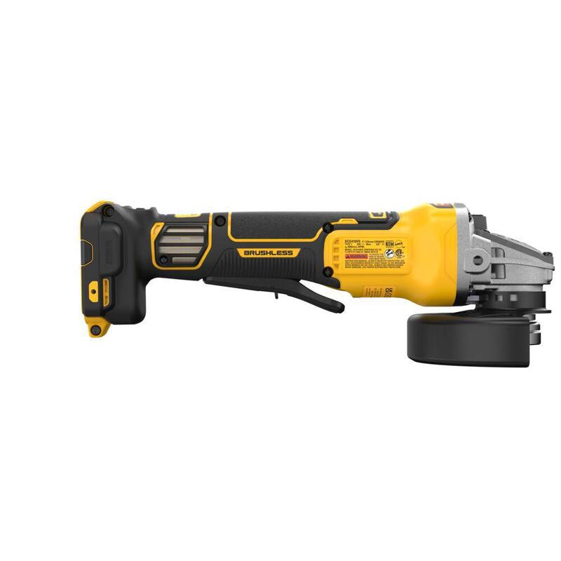 DEWALT Amoladora Angular Inalámbrica de 20V XR 4-1/2 a 5 pulgadas con Velocidad Variable (Herramienta Solamente) - DCG410VSB