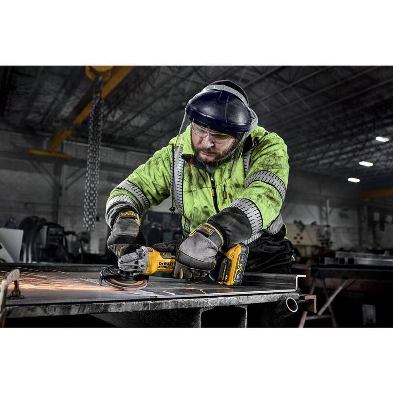 DEWALT Amoladora Angular Inalámbrica de 20V XR 4-1/2 a 5 pulgadas con Velocidad Variable (Herramienta Solamente) - DCG410VSB