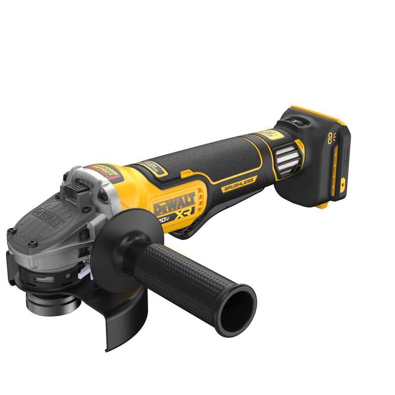 DEWALT Amoladora Angular Inalámbrica de 20V XR 4-1/2 a 5 pulgadas con Velocidad Variable (Herramienta Solamente) - DCG410VSB