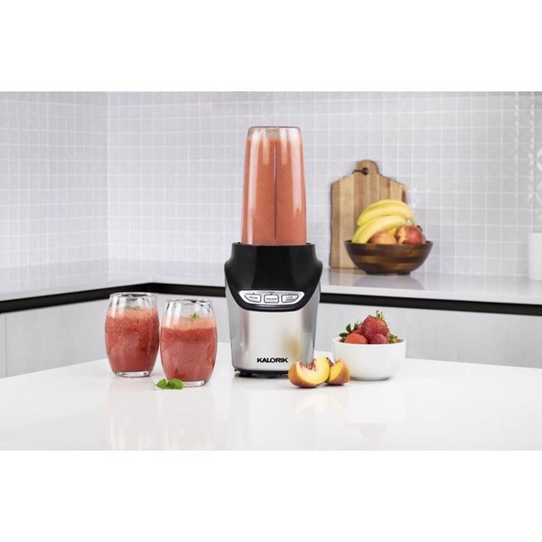 Kalorik Black/Silver Plastic Nutrition Blender Set 3 speed - NBL 43216 BK