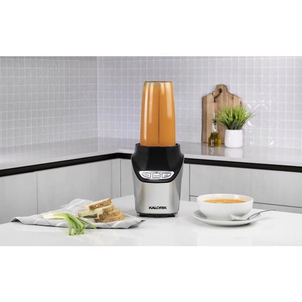 Kalorik Black/Silver Plastic Nutrition Blender Set 3 speed - NBL 43216 BK