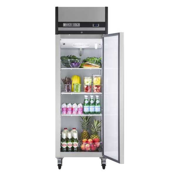 Maxx Cold Reach-in Refrigerator, Single Door, Top Mount 19 CUFT - MXCR-19FD
