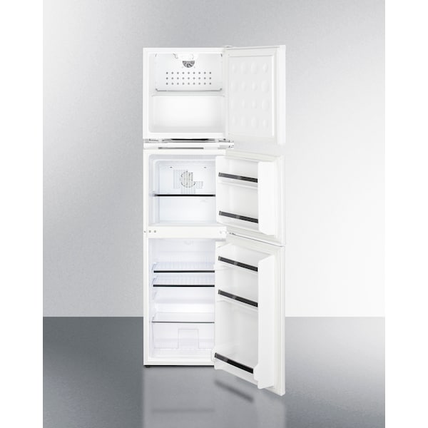 Summit 19" Wide Allergy-Free Refrigerator-Freezer Combination - AZRF7W