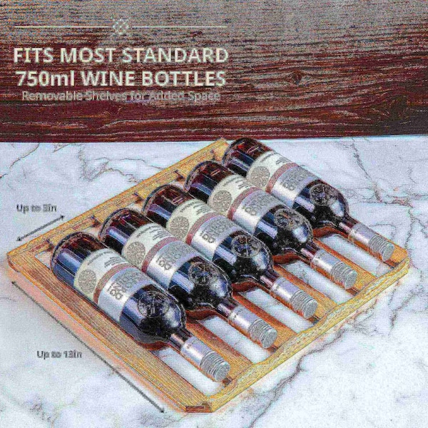 Ivation 34-Bottle Compressor Freestanding Wine Cooler Refrigerator - Stainless Steel - IVFWCC341WSS