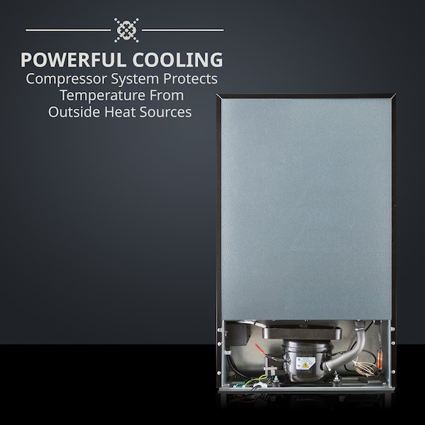 Ivation 34-Bottle Compressor Freestanding Wine Cooler Refrigerator - Stainless Steel - IVFWCC341WSS