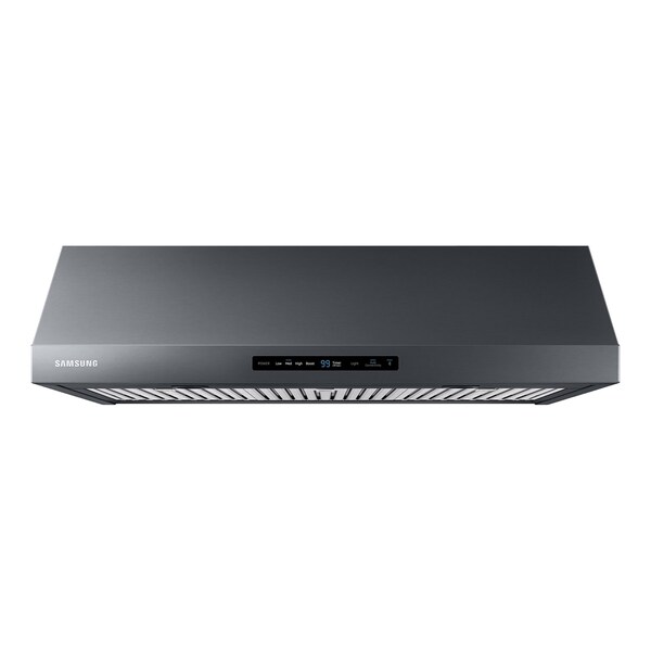 Almo 36-in. Samsung Bluetooth and Wi-Fi Connected Under Cabinet Hood in Black Stainless Steel - NK36N7000UG