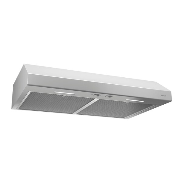 Almo 36-Inch Convertible Under-Cabinet Range Hood, ENERGY STAR, 300 CFM, Contemporary Style in White - BCSEK136WW