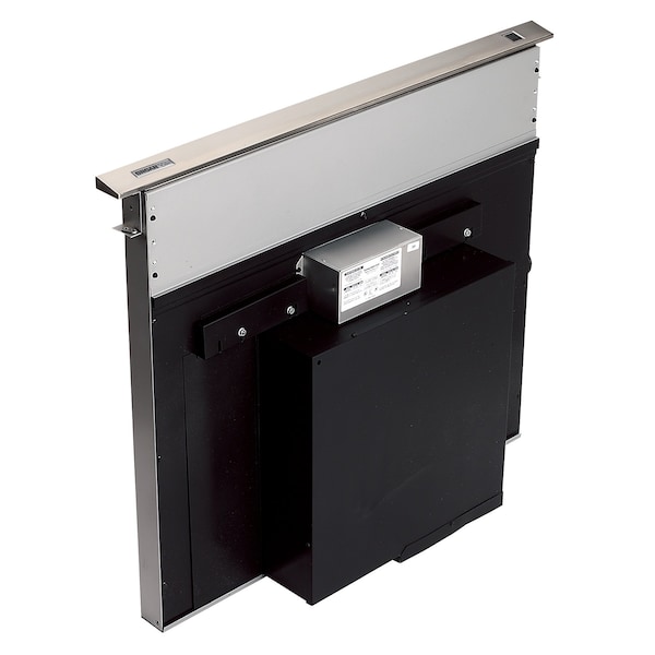 Almo 30in. Stainless Steel Downdraft Ventilation System, Adjustable Chimney - Blower Sold Separately - RMDD3004EX