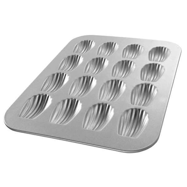 Chicago Metallic Madeleine Pan, 15-3/4 x 11-1/8 In, Steel - 25400