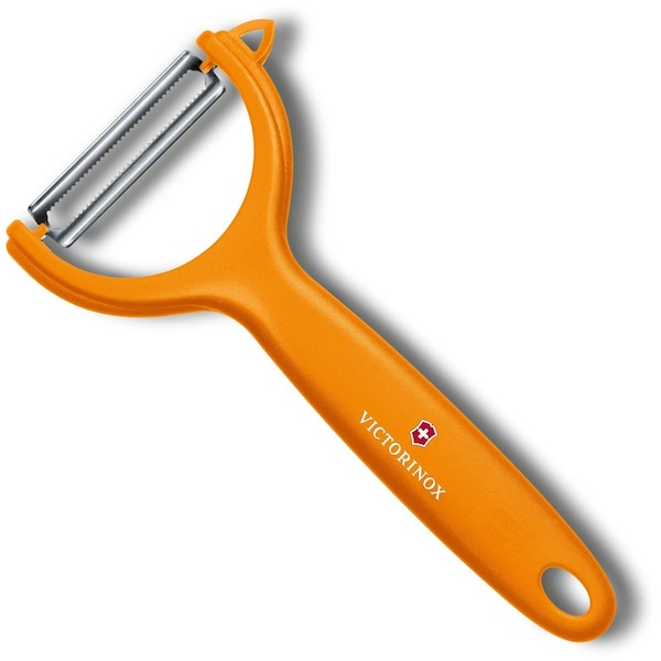Swiss Army Brands 2024 Victorinox Kitchen Specialty Knives & Tools Peelers Universal Micro-Serrated Orange Packaged - VIC-7.6079.9